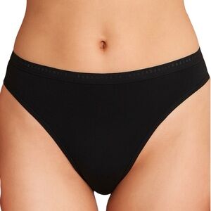 Victoria’s Secret Black Seamless Bikini Panty Size L NWT